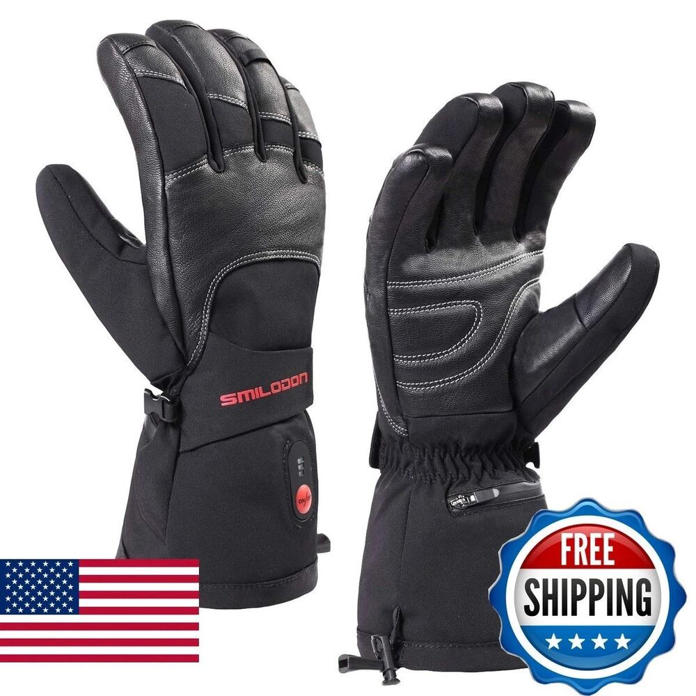 Smilodon Heated Gloves, Unisex Rechargeable Battery Powered Electric Heating